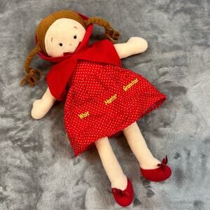 North American Bear Co little Red Riding Hood Soft Cloth Doll Toy Dolly Pockets
